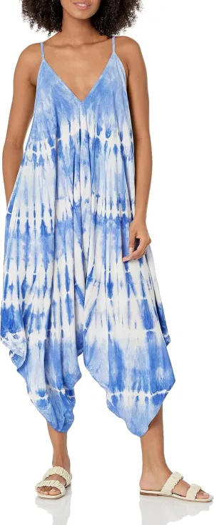Angie Womens Women's Tie Dye Jumpsuit