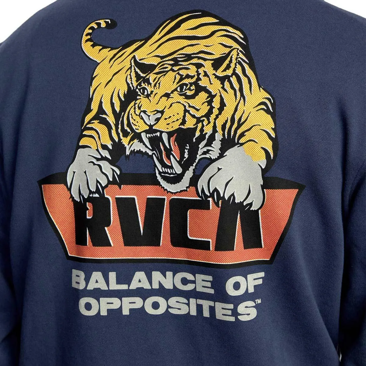 Blue RVCA Clawed Hoodie