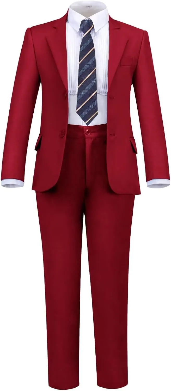 Boys Formal Suit Set Complete Outfit Slim Fit Tuxedo for Boy