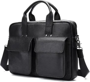 Briefcase Men's Business Computer Bag Retro Men's Tote Briefcase
