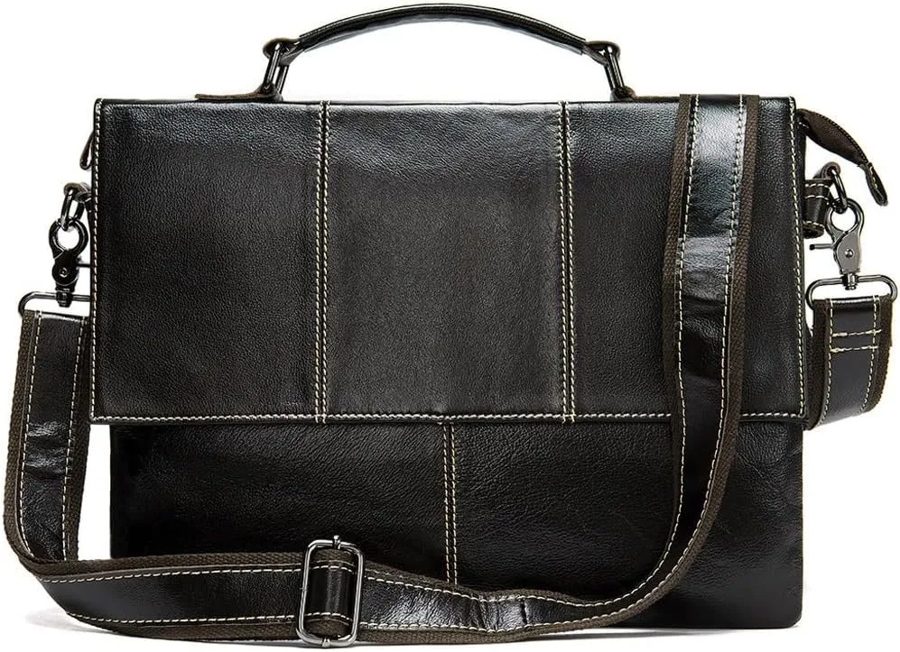 Business Bag Briefcase Retro Travel Tote Men's Laptop Messenger Bag