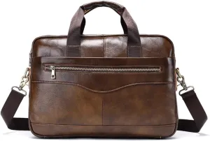Business Briefcase Cross-shoulder Crossbody Handbag Multi-layer Storage Work Bag