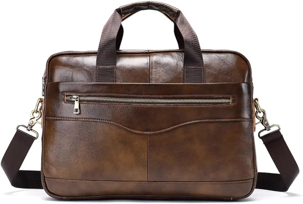 Business Briefcase Cross-shoulder Crossbody Handbag Multi-layer Storage Work Bag