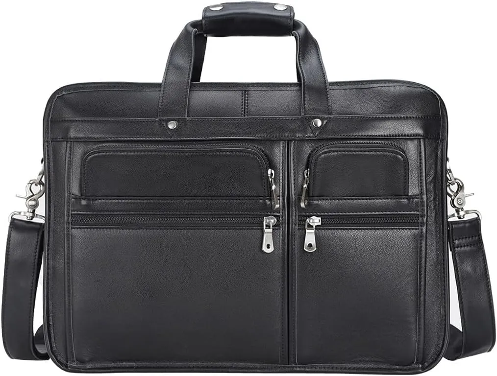 Business Laptop Bag Large Capacity Single Shoulder Crossbody Briefcase Man
