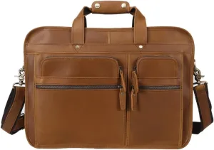 Business Laptop Bag Large Capacity Single Shoulder Crossbody Briefcase Man