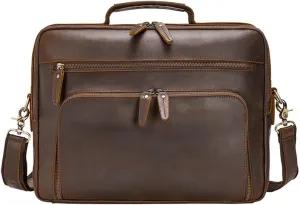 Business Single Shoulder Crossbody Laptop Bag Large Capacity Briefcase