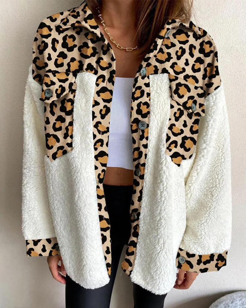 Button Down Fleece Jacket