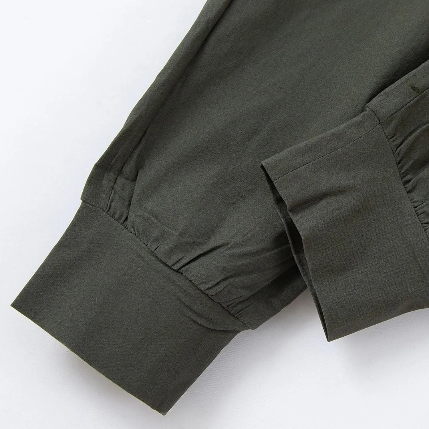 Cargo Pants for Men Slim Fit Stretch Joggers Pant Elastic Waist Drawstring Tapered Work Trousers with Multi Pockets