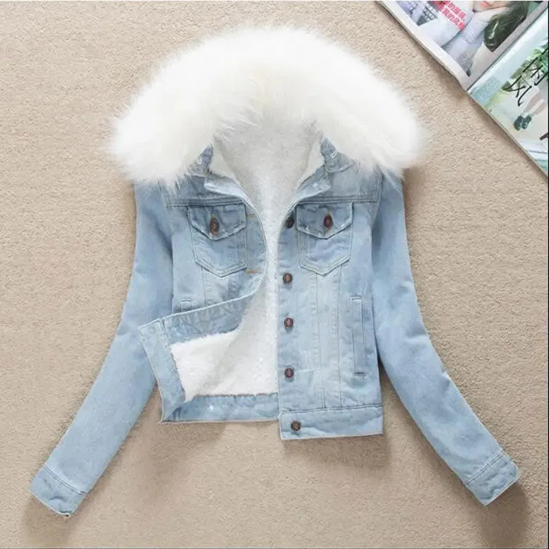 Cashmere Cotton Denim Jacket