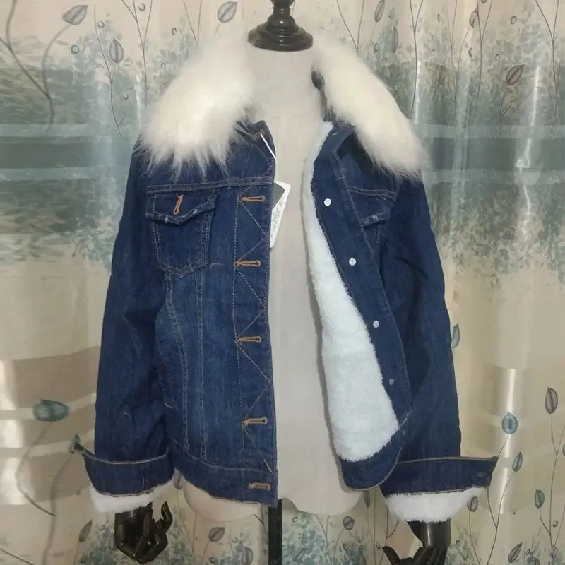 Cashmere Cotton Denim Jacket