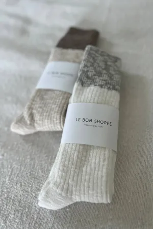 Color Block Cottage Socks