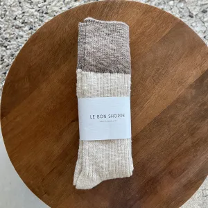 Color Block Cottage Socks
