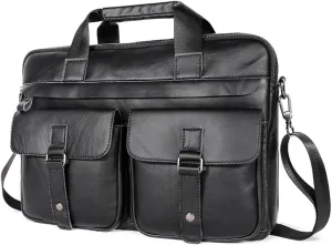 Computer Handbag Retro Crossbody Shoulder Bag Men's Briefcase Business Bag