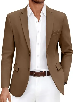 COOFANDY Men's Casual Blazer Slim Fit Lightweight Sport Coat Two Button Suit Jacket