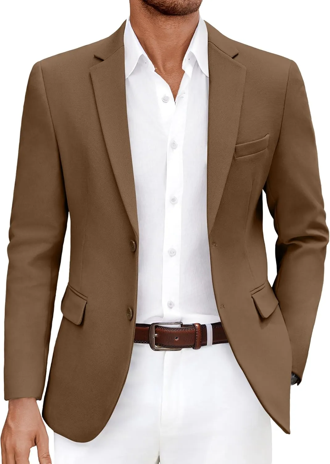 COOFANDY Men's Casual Blazer Slim Fit Lightweight Sport Coat Two Button Suit Jacket