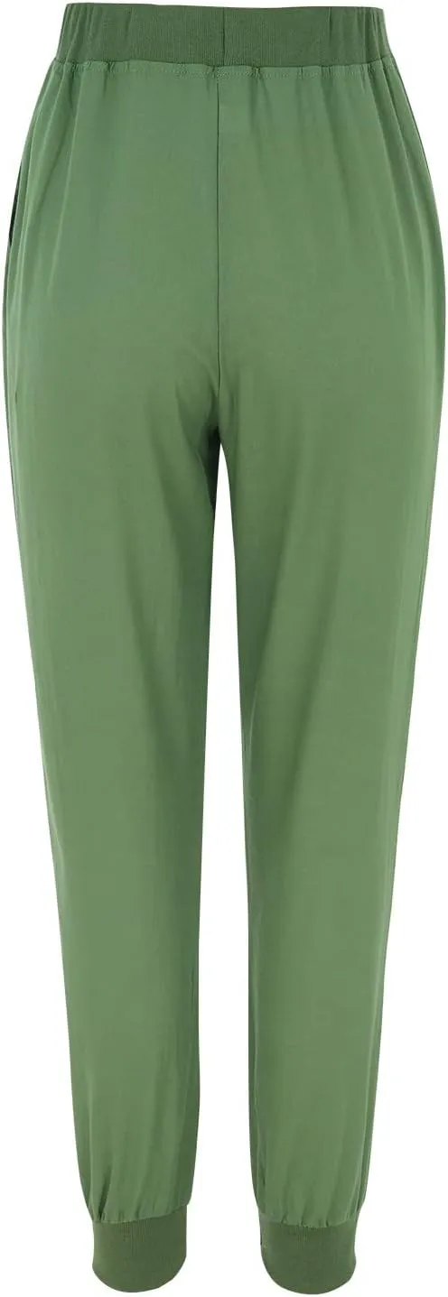 Corduroy Pleated Pants for Women Winter Loose-Fitting Beach Slacks with Pockets Wide Leg Flare Leggings