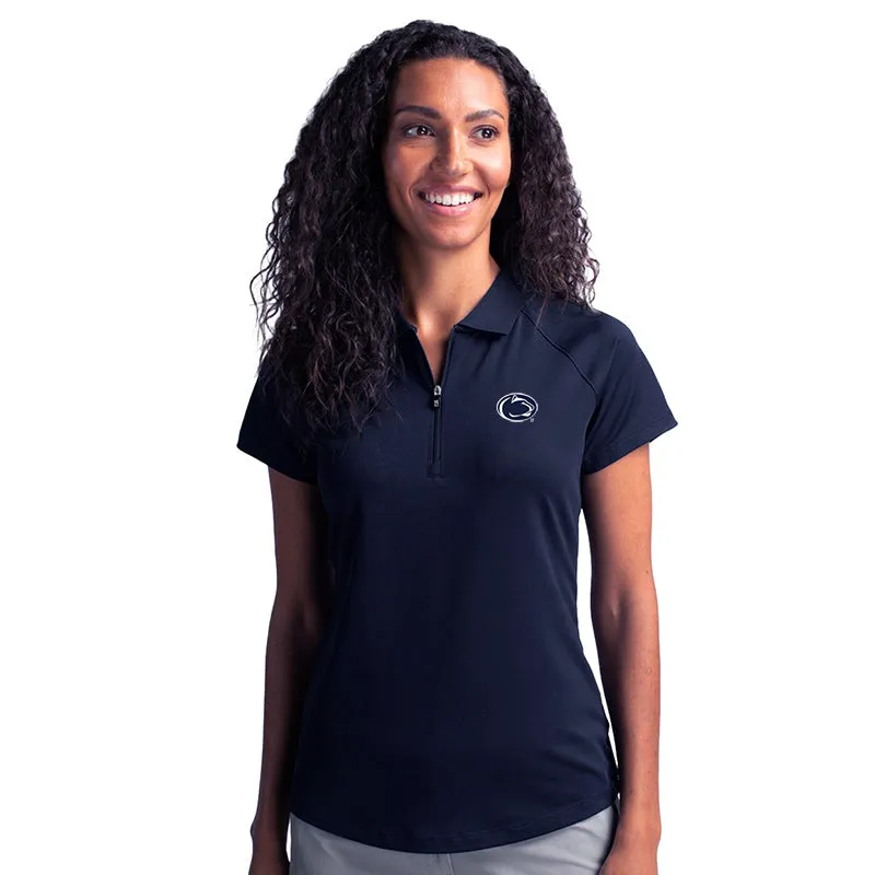 Cutter & Buck Ladies Forge Stretch Zip Polo