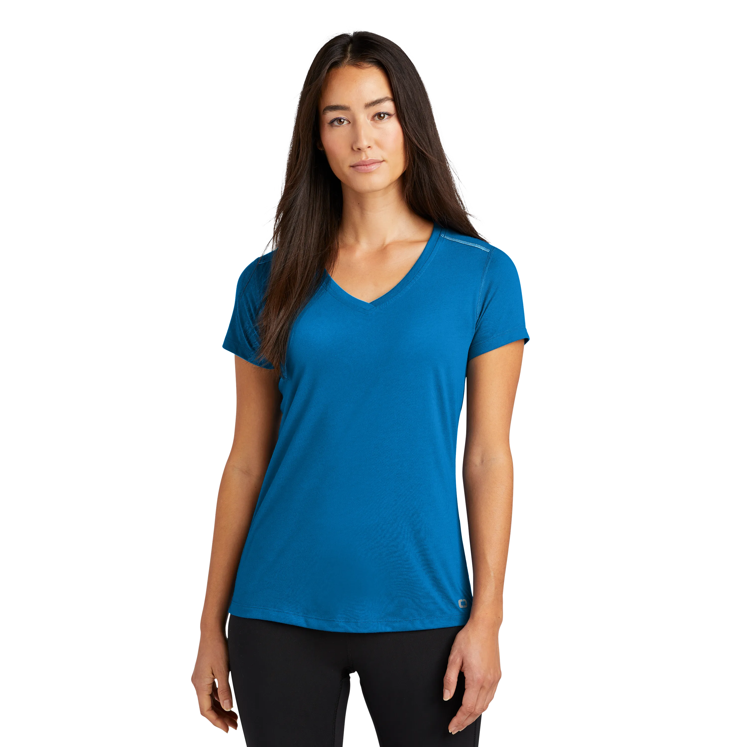 D1951W Ladies Peak V-Neck Tee
