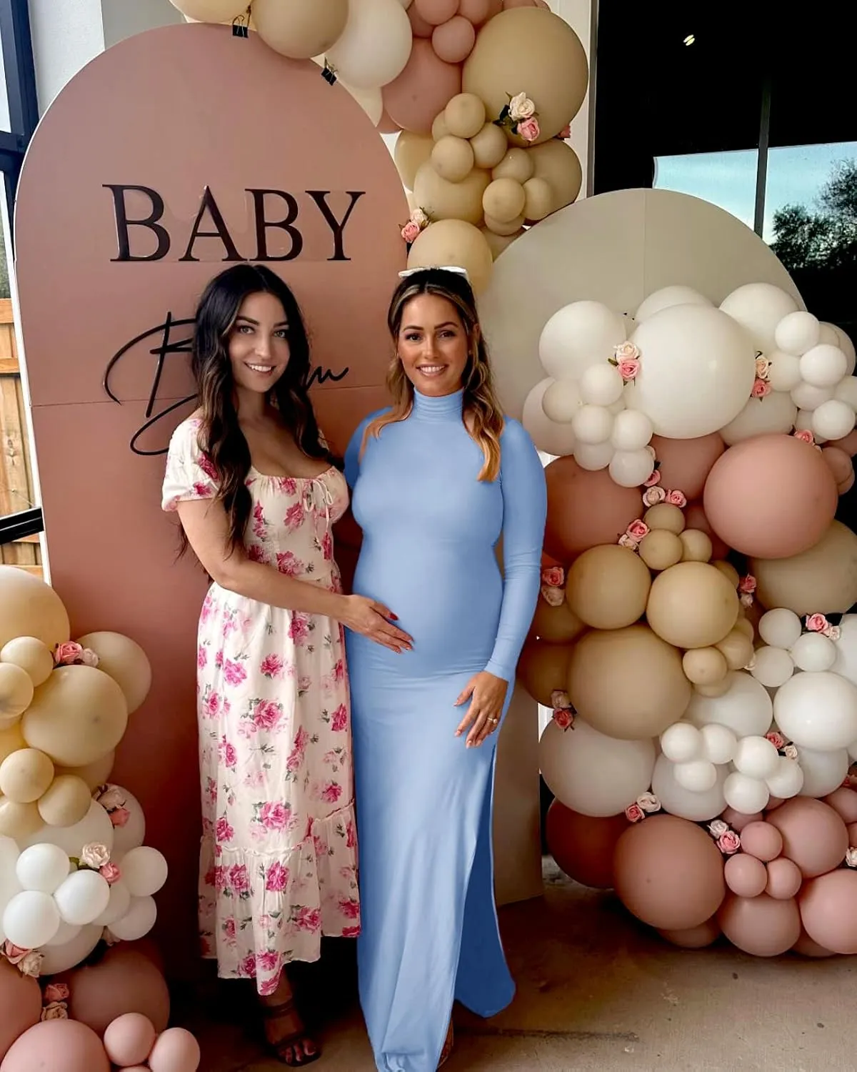 Dedysler Maternity Lounge Long Photoshoot Dress: Long Sleeve Sexy Turtle Neck Bodycon Maxi Casual Pregnancy Clothes