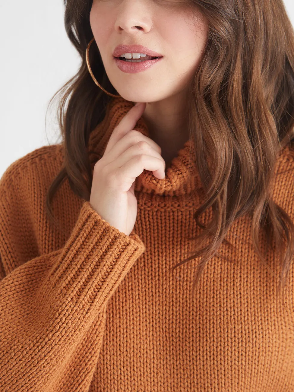 Edie: Chunky Turtleneck Pullover