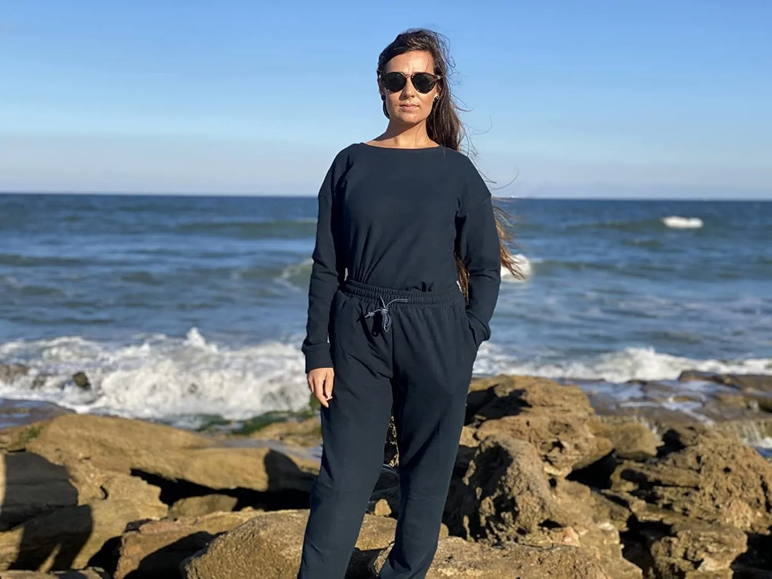 ETCYY NEW Lounge Sets for Women Sweatsuits Sets Two Piece Outfit Long Sleeve Pant Workout Athletic Tracksuits