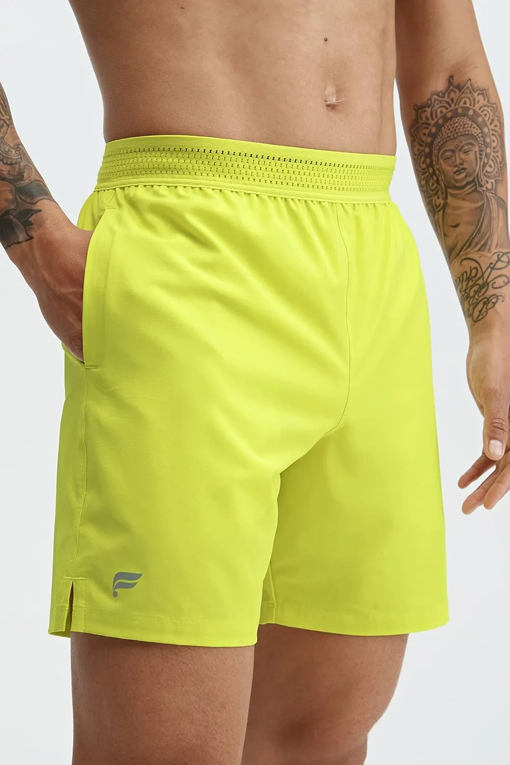 Fabletics Men's The Fundamental Short, Workout, Running, Training, Gym, Yoga, Ultra Lightweight, Athletic