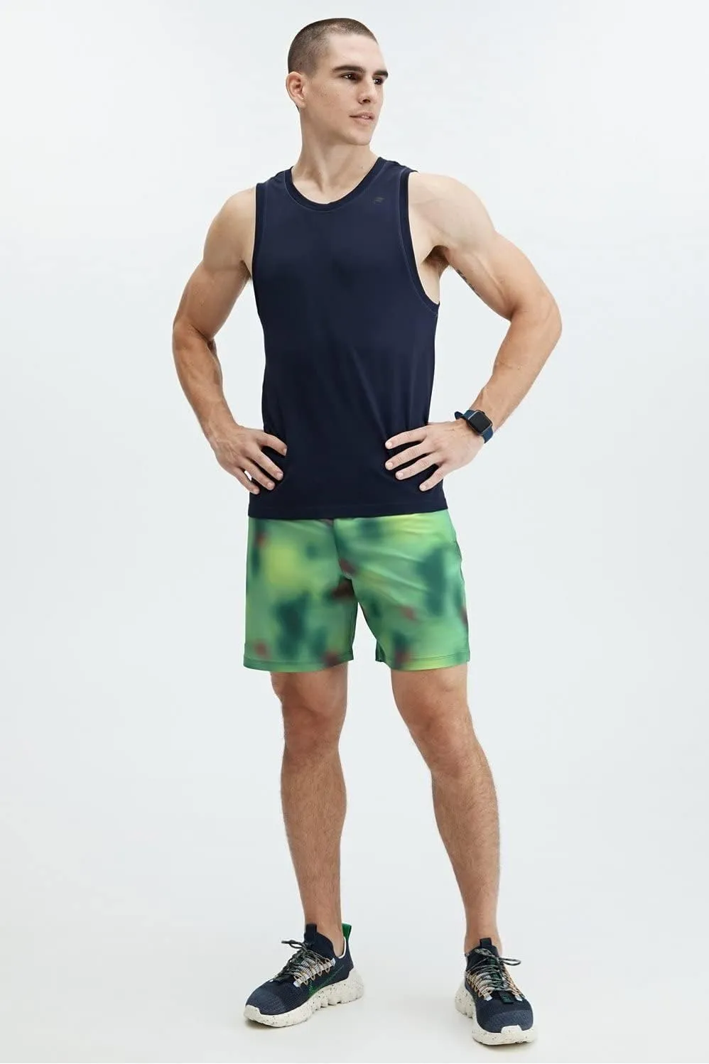 Fabletics Men's The Fundamental Short, Workout, Running, Training, Gym, Yoga, Ultra Lightweight, Athletic