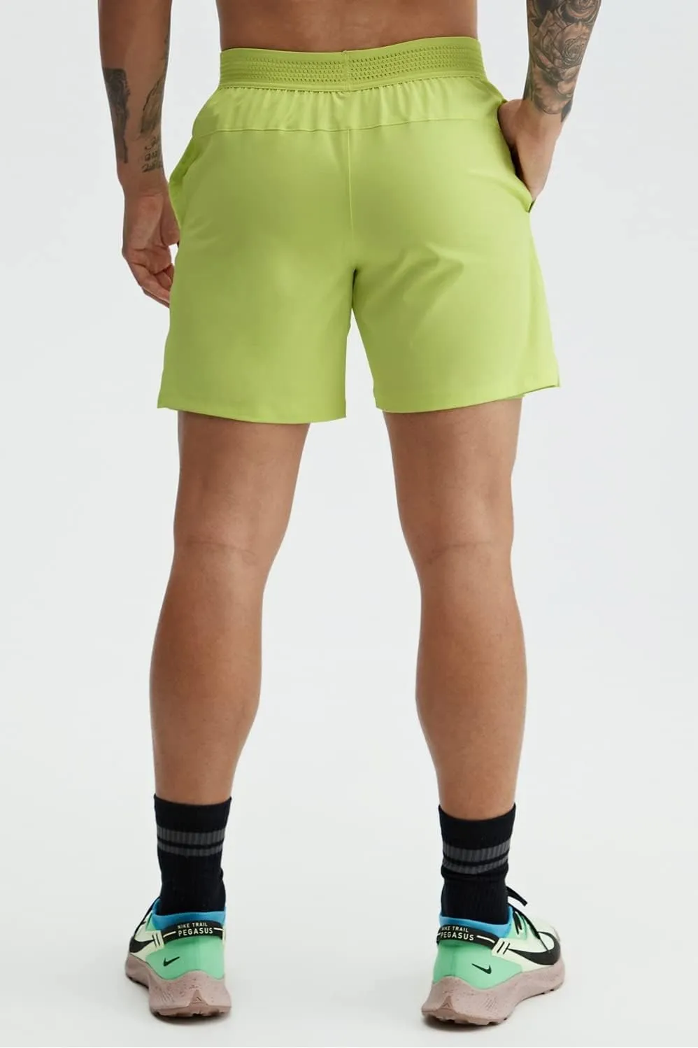 Fabletics Men's The Fundamental Short, Workout, Running, Training, Gym, Yoga, Ultra Lightweight, Athletic