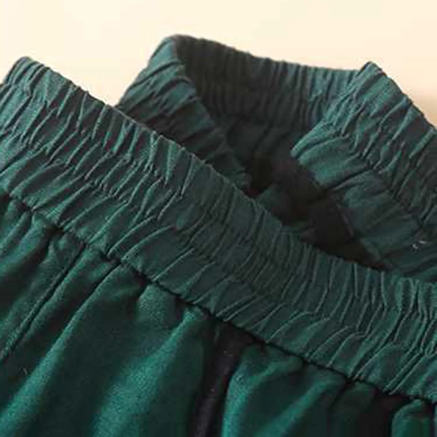 Firzero Women Summer Pants Cotton Linen Pants 2024 Casual Wide Leg Elastic Waist Trousers Loose Fit Straight Leg Pants
