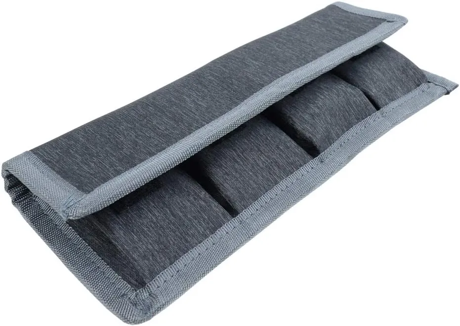 Foto&Tech DSLR Battery Holder Bag Storage Case Compatible with Nikon D810 D750 D800 D600 D300S D7200 D7000 Canon 5D MKIII 7D MKII 60D Sony A77 LP-E6 LP-E8 LP-E10 LP-E12 NP-FW50 EN-EL14 EN-EL15