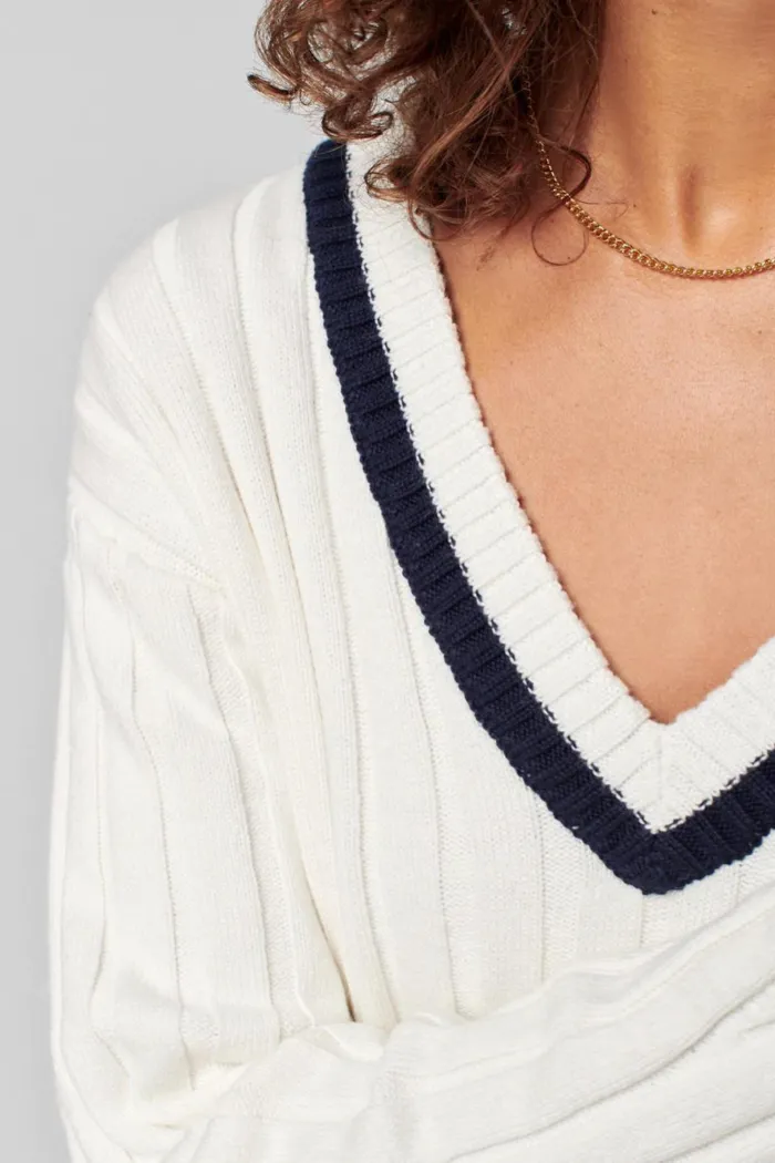Game Set Cricket Sweater