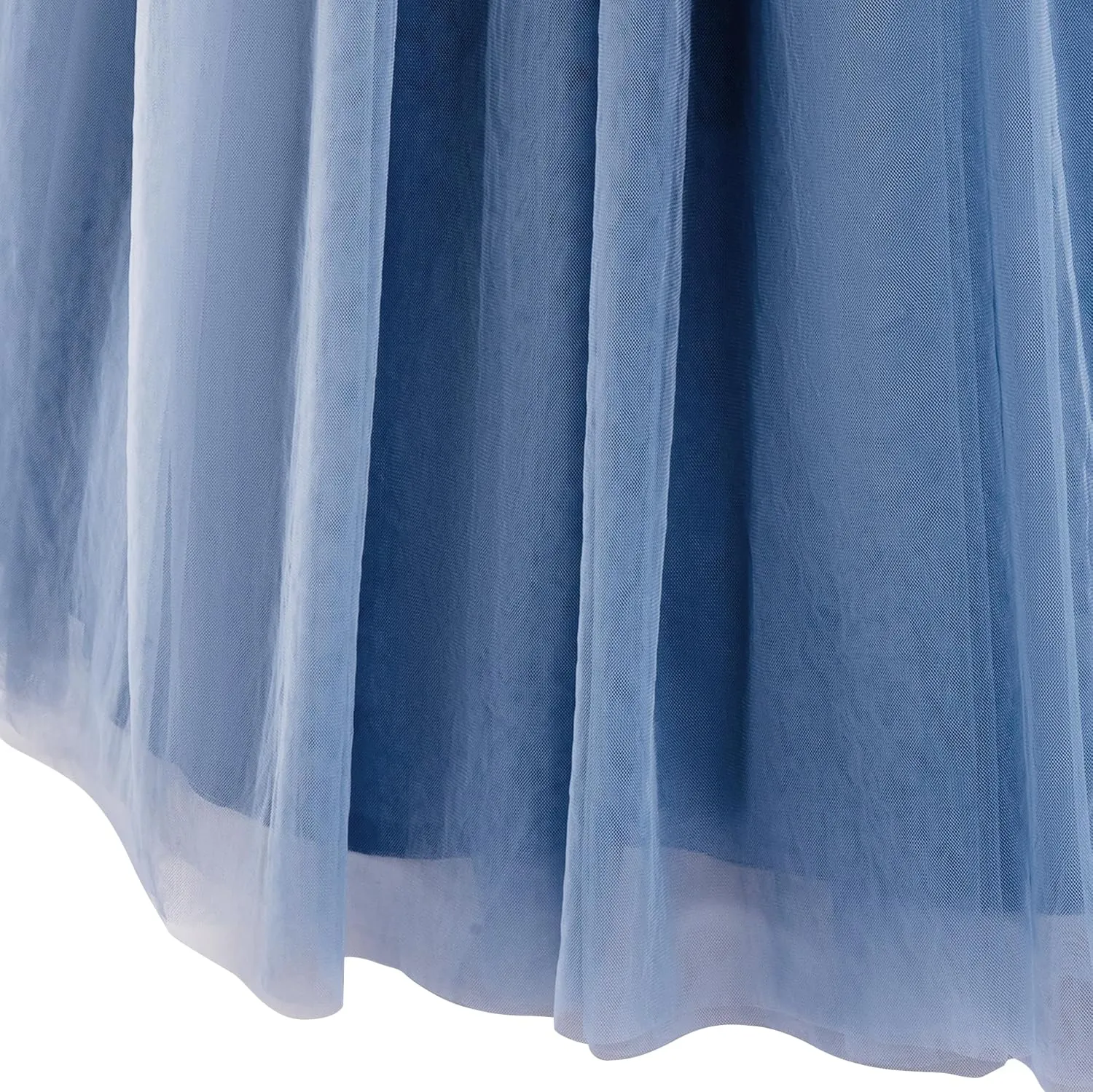 Glamulice Flower Girls Spaghetti Strap Tulle Dress Long A Line Wedding Pageant Dresses Princess Birthday Party Ball Gown