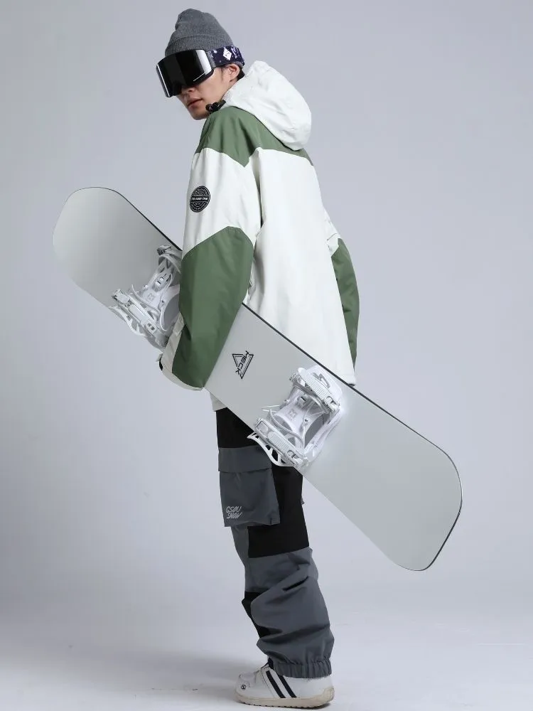 Gsou Snow Colorblock Cargo Snow Jacket - Men's