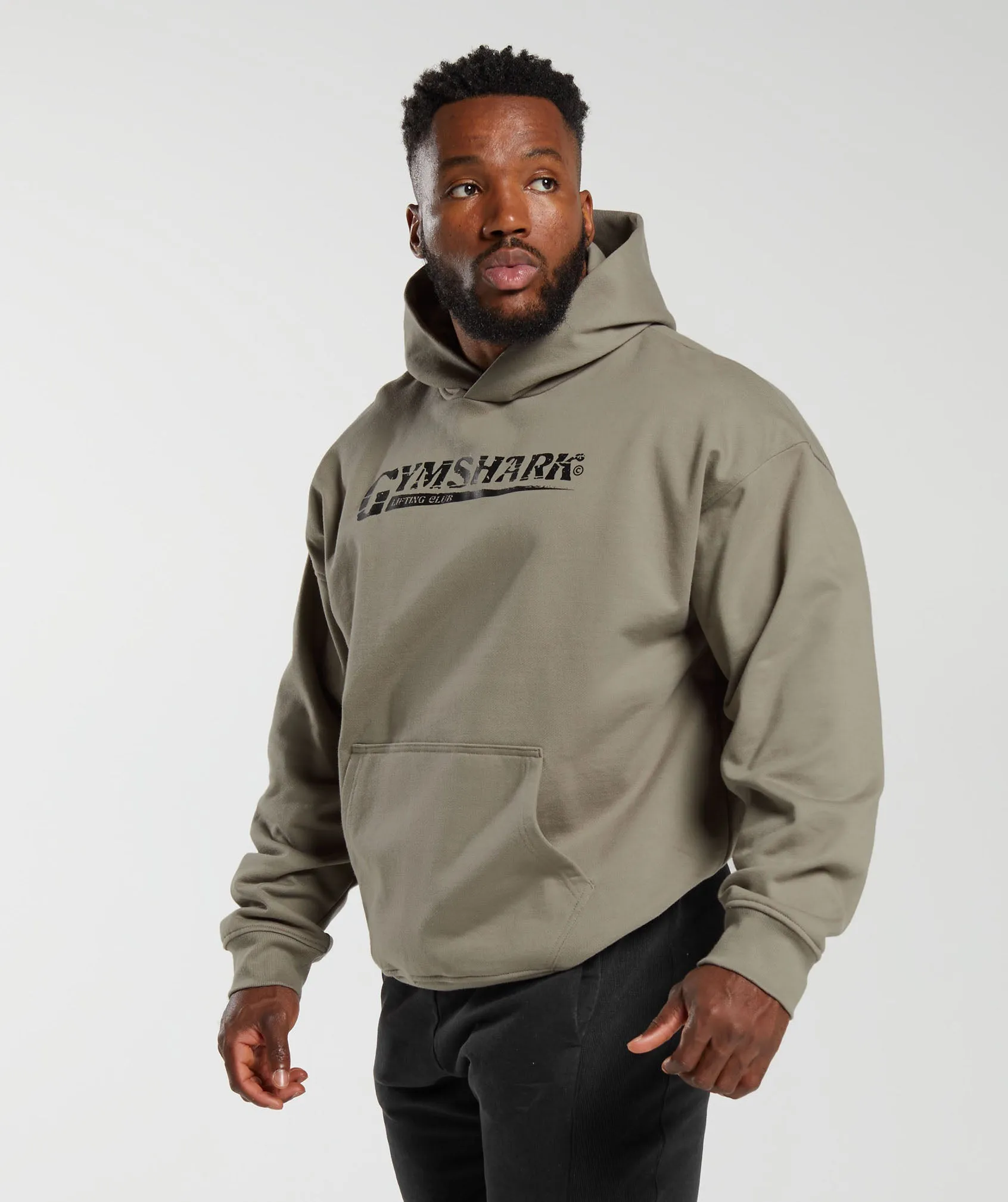 Gymshark Pump Cover Hoodie - Linen Brown