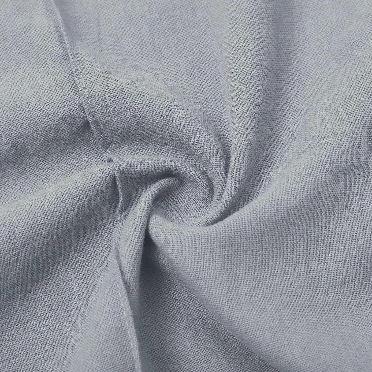 Linen Pants for Women Elastic High Waisted Straight Leg Trousers Pants Loose Casual Summer Dress Pants with Pockets
