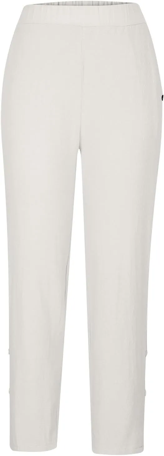 Linen Pants Women Summer Cotton Linen Capri Pants Casual Cropped Trouser sTapered Leg Sweatpants Loose Beach Pants
