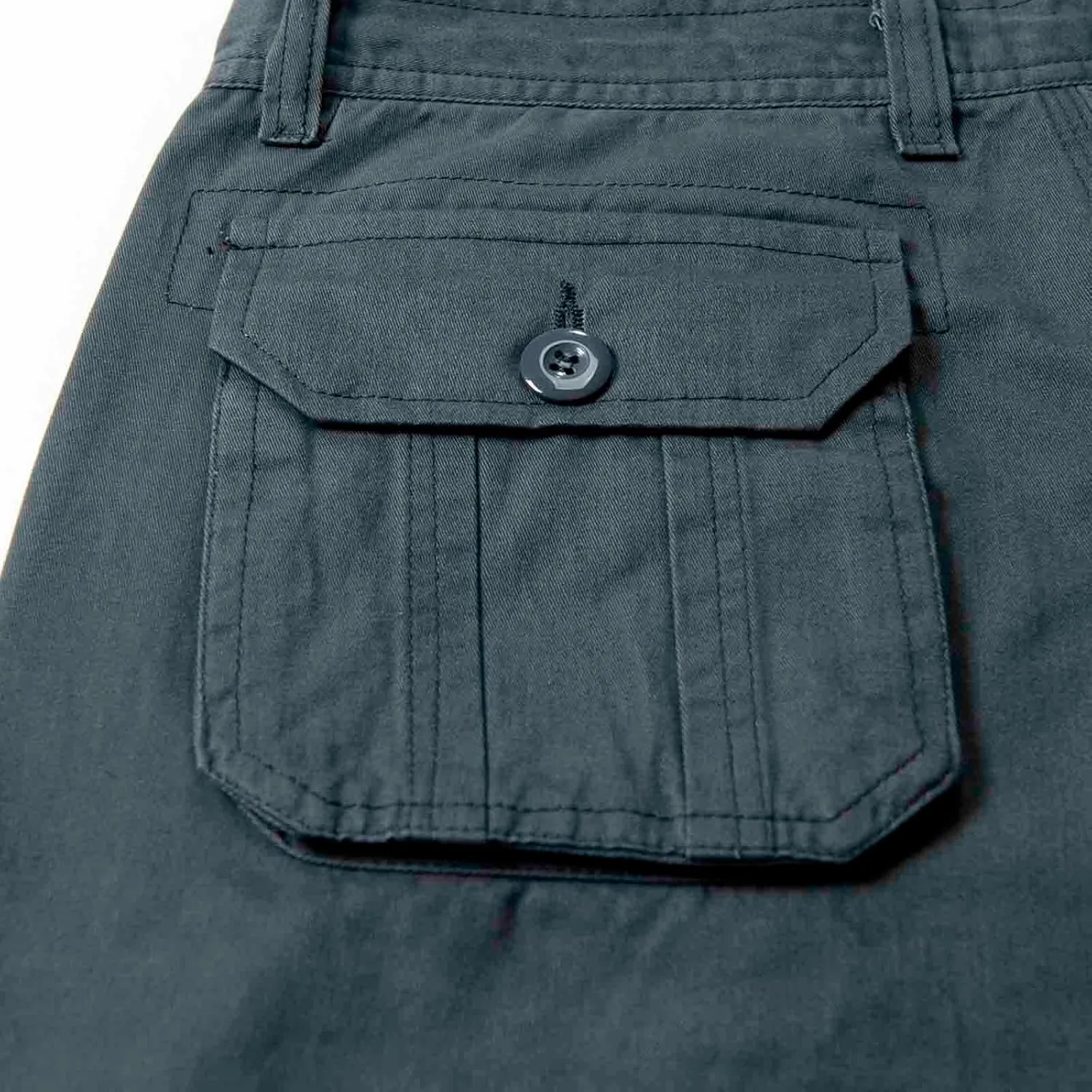 Mens Casual Cargo Pants Workout Joggers Ring Hole Expandable Waist Waistband Work Pants Baggy Pockets Hiking Pants