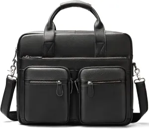 Men's Handbag Single Shoulder Crossbody Briefcase Men's Large Capacity