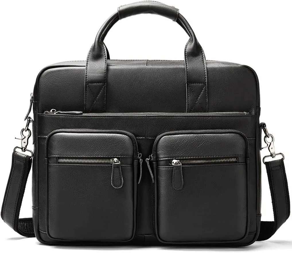 Men's Handbag Single Shoulder Crossbody Briefcase Men's Large Capacity