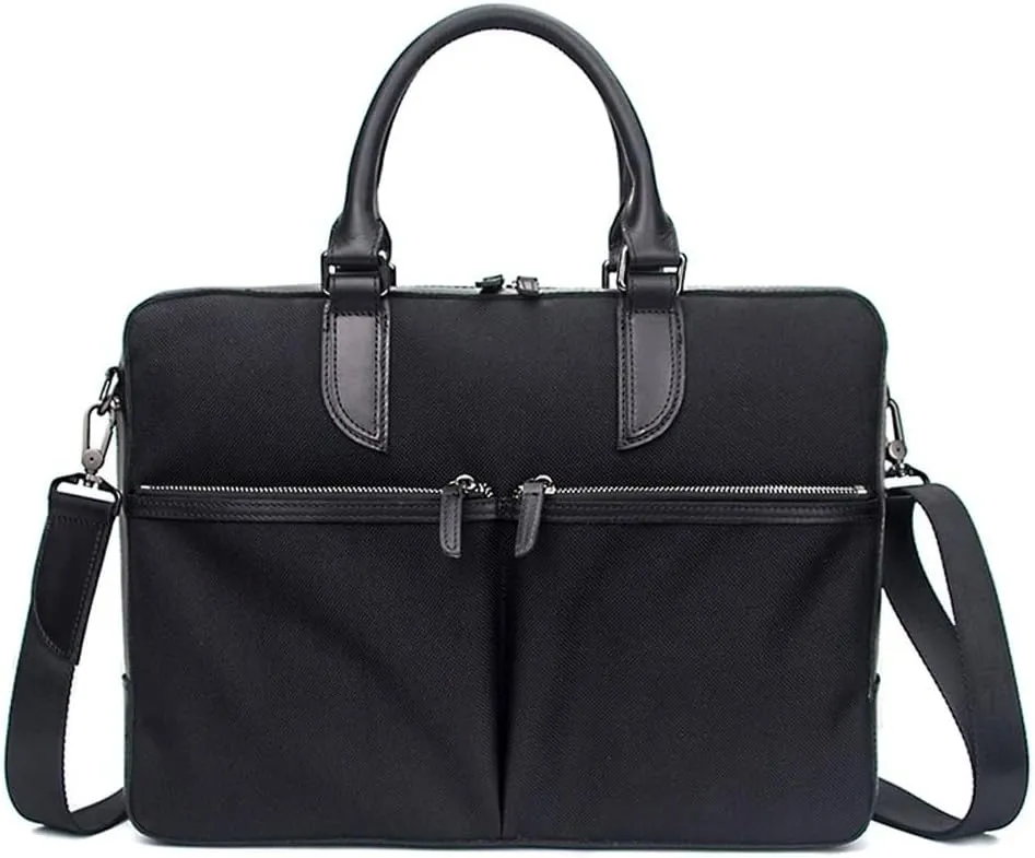 Men's Oxford Cloth Briefcase Large Capacity Commuter Computer Bag Men's Shoulder Bag