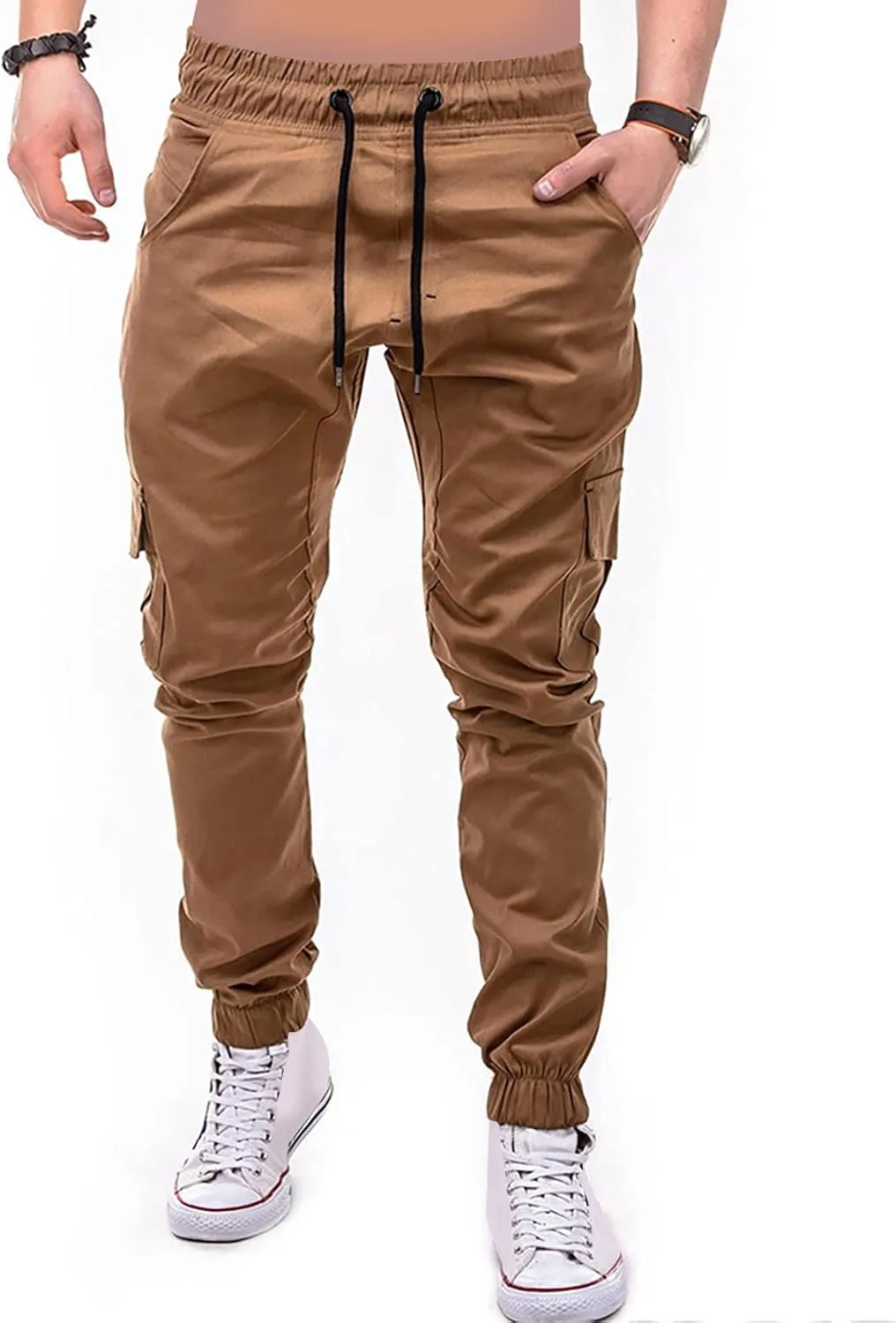Pants for Men Cargo Pants Sports Casual Jogging Trousers Lightweight Hiking Work Pants Outdoor Pant