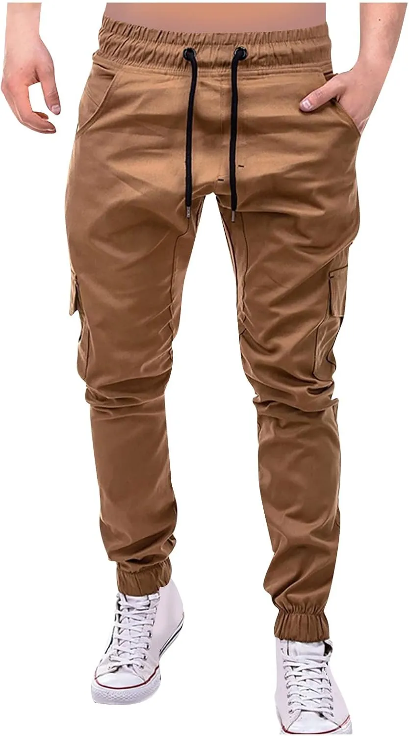 Pants for Men Cargo Pants Sports Casual Jogging Trousers Lightweight Hiking Work Pants Outdoor Pant