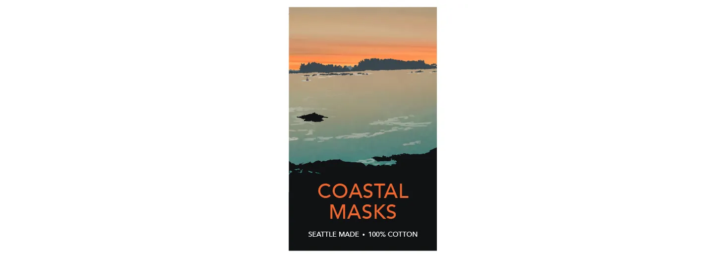 Reusable Seattle Kraken Coastal Mask