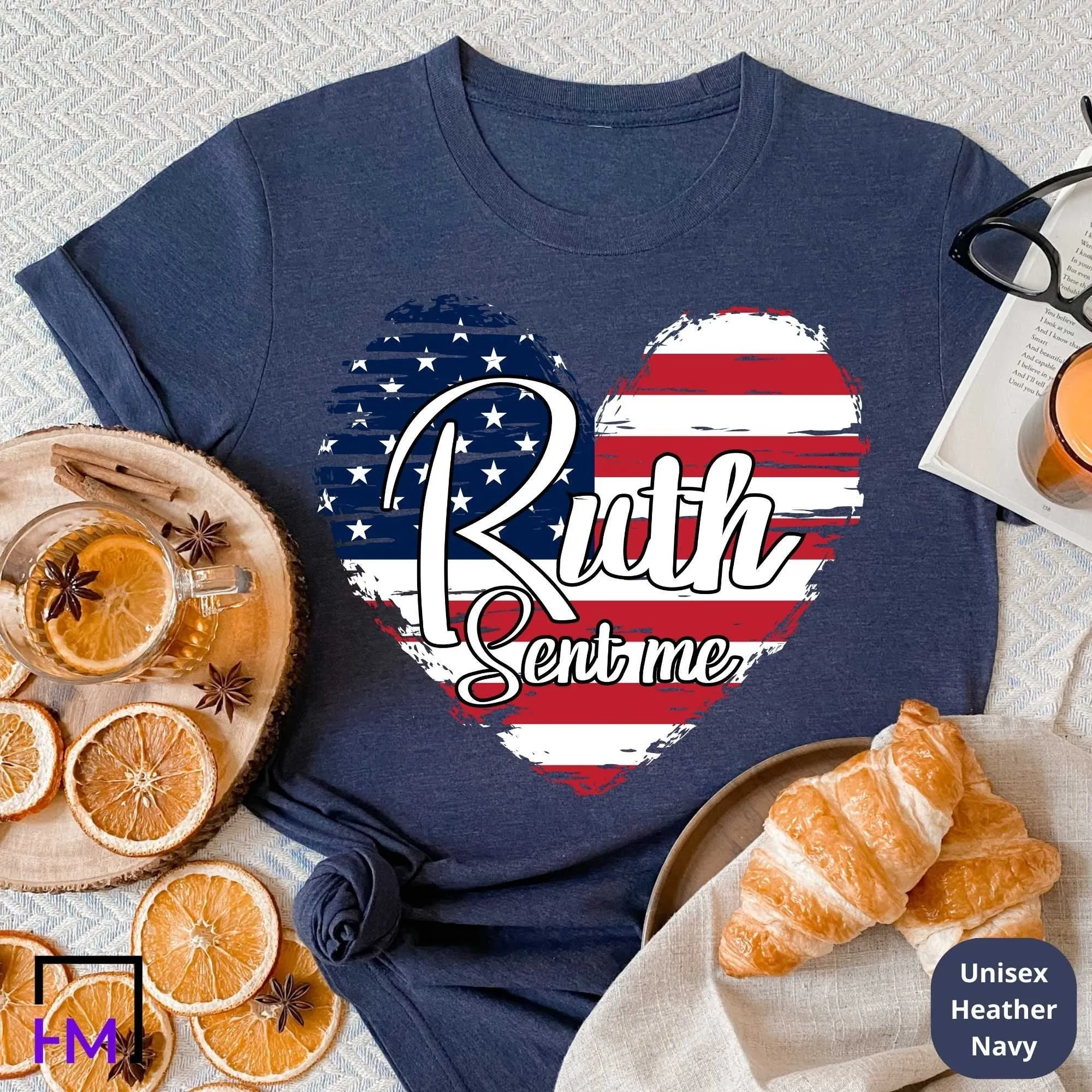 Ruth Sent Me Shirt| Vote For Women's Equality, Human Rights, Reproductive, Feminism, Feminist Election, Political Tops, Tees & Sweatshirts