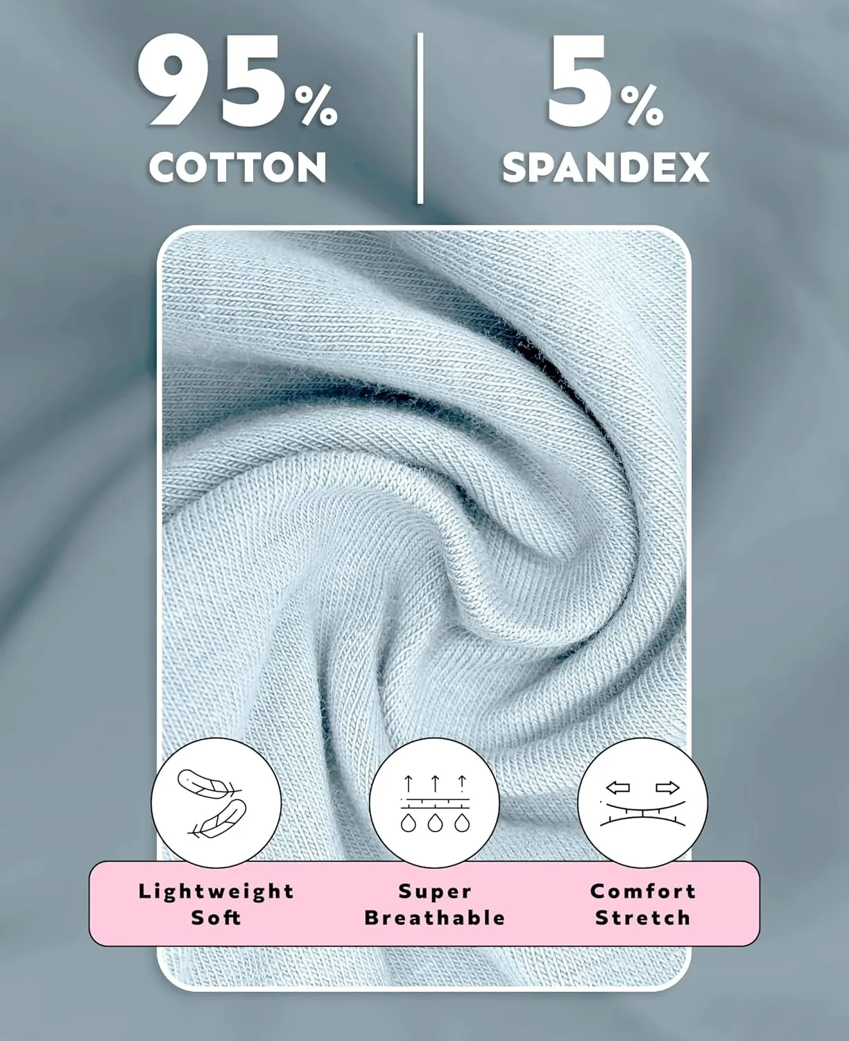 Sexy Basics Women's Cotton Stretch Athletic T-Shirt | Long Sleeve Tops |Multi Packs Colors