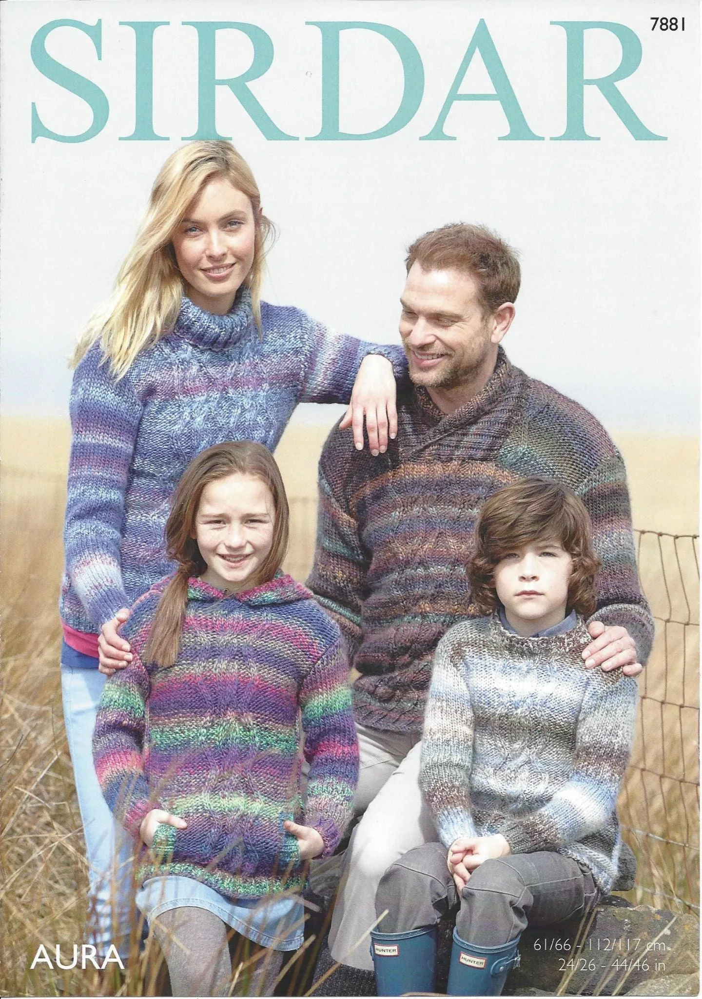 Sirdar Aura Chunky Pattern 7881 - Sweaters - NOW €1.00
