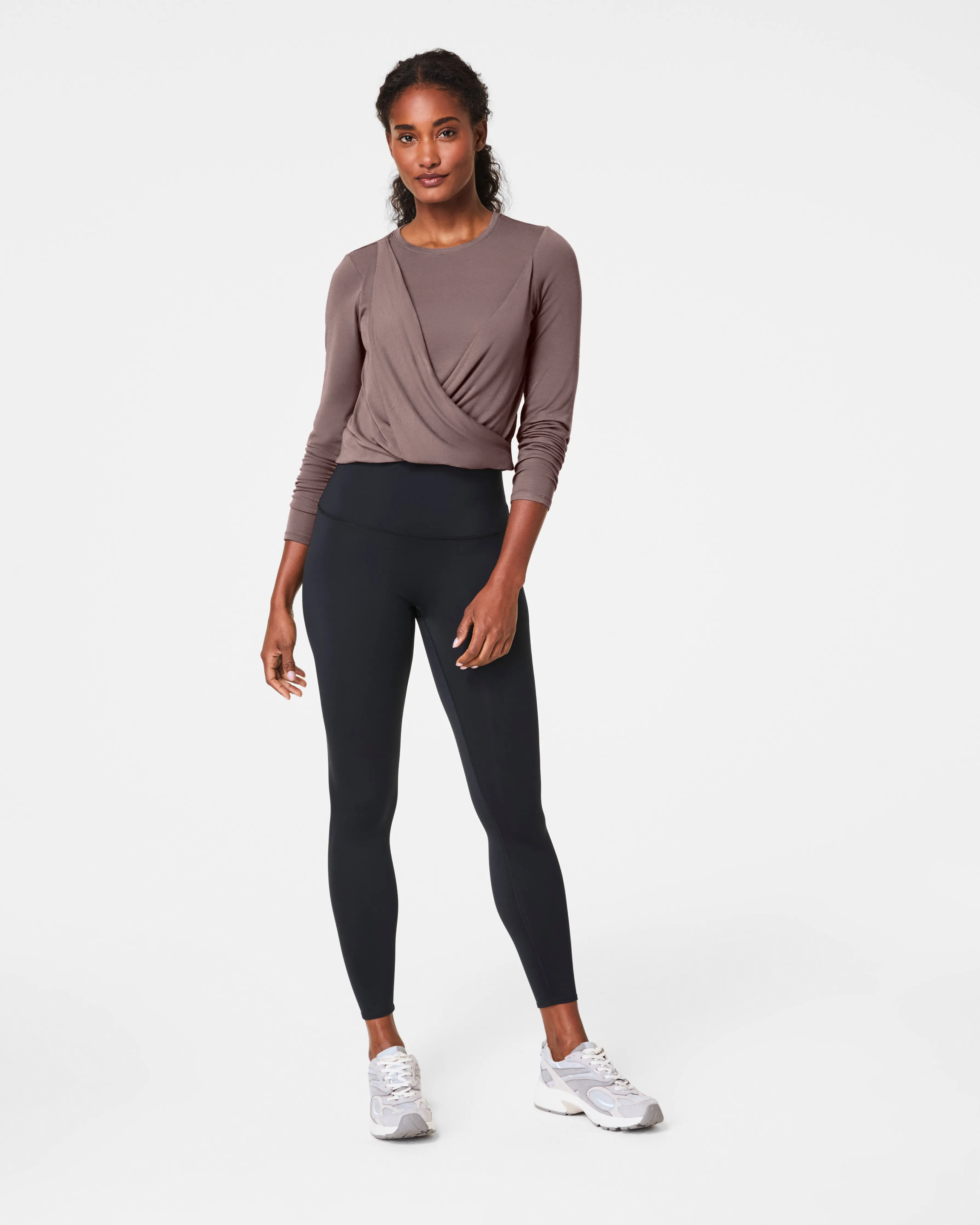 SPANX® Better Base Long Sleeve Wrap Top