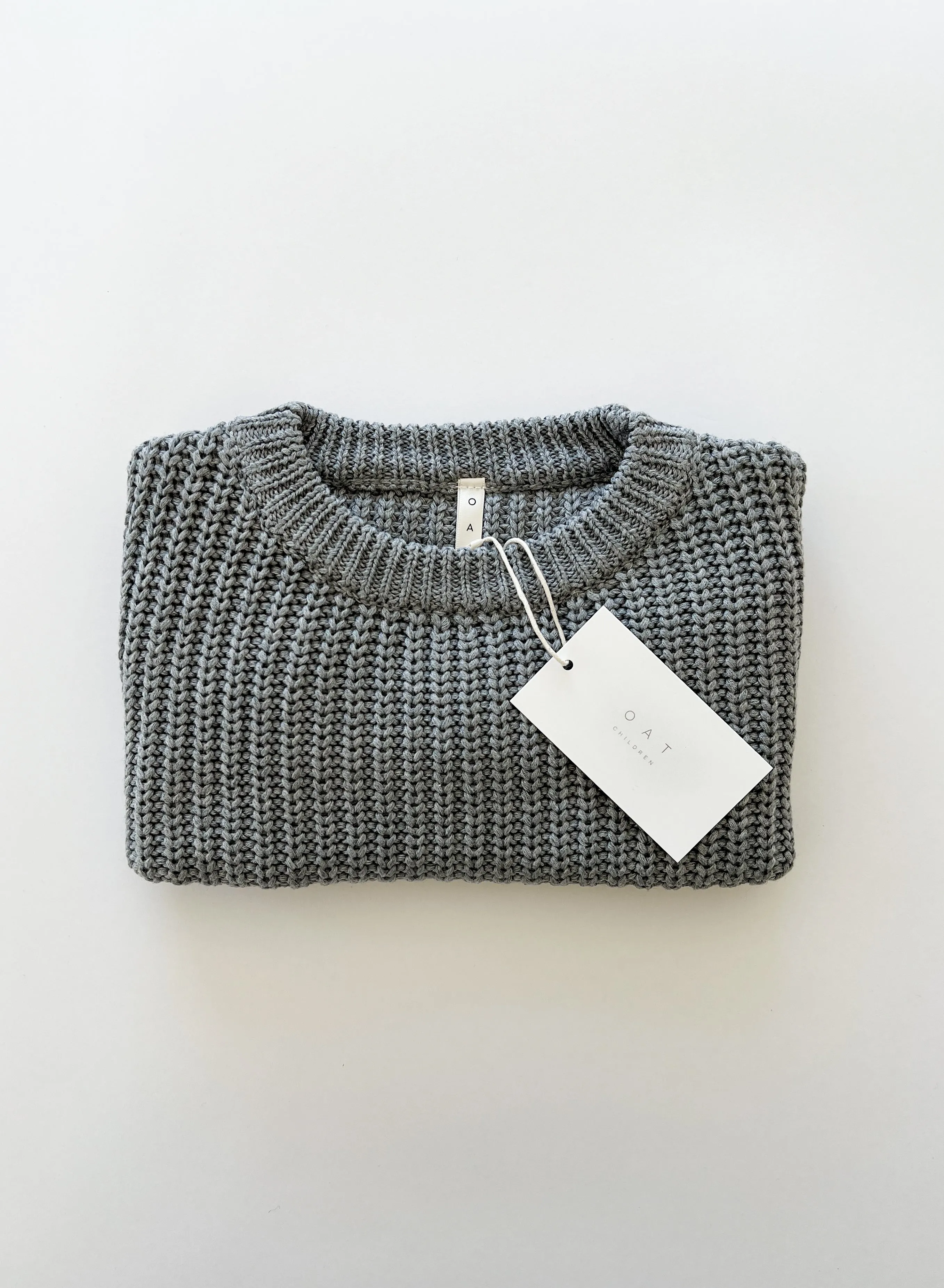 ‘Storm Gray’ Chunky Knit Sweater