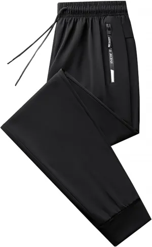 Sweatpant for Women Drawstring Elastic Waist Summer Jogger Pants Cinch Bottom Ice Silk High Waisted Athletic Trousers