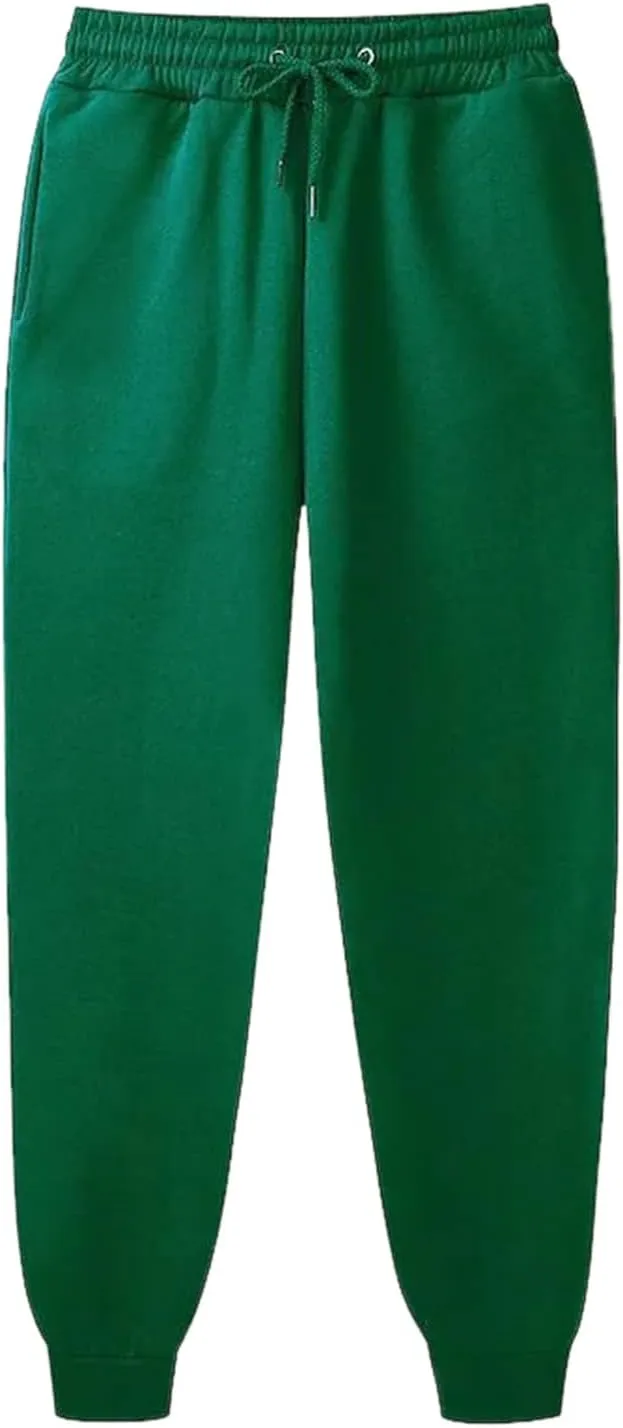 Sweatpants for Tall Women Drawstring High Waist Lounge Jogger Pants Solid Color Baggy Lightweight Comfy Trousers with Pocket